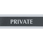 Headline Sign - Affiche « PRIVÉ », anglais (PRIVATE)-S'agence bien avec le décor du bureau  