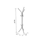 Safdie & Co. 81050.Z.76 Support À Manteau 71 Pouce, Argent-Capacité de poids : 75 lb