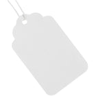 Staples - Étiquettes pour vente au détail - avec ficelle - 2 3/4 po x 1 11/16 po - blanc - Paquet de 50-Papier blanc/ficelle blanche