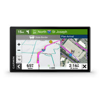 Garmin - dezl OTR610 Navigateur de camion GPS de 6 po - Noir-Exécutez une arrivée en douceur avec des vues aériennes des quais de chargement et des entrées de camion