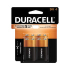Piles alcalines 9 V Coppetop de Duracell, paquet de 4-BATTERIES LONGUE DURÉE CONÇUES POUR ÊTRE FIABLES : Les piles alcalines Duracell Coppertop offrent une puissance et une performance durables sur lesquelles vous pouvez compter pour vos appareils électroniques à la maison ou en déplacement