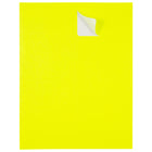 JAM Paper - Étiquette d'adresse laser/jet d'encre - 2 po x 4 po - Jaune fluo fluo - Paquet de 120-Quantité : 120 étiquettes par paquet, 10 étiquettes par page/12 feuilles par paquet, Adhésif puissant facile à décoller et à appliquer