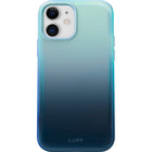 LAUT HUEX FADES pour iPhone 12 mini - Électrique Bleu-HUEX FADES est la coque souple ultime, avec un extérieur robuste. Conception irisée de couleur fondue.