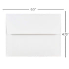 JAM Paper Enveloppes format livret à rabat droit gommé, 4 3/4 x 6 1/2 po, blanches, 1000 par paquet-Idéales pour les cartes de vœux, les cartes d’invitation, les faire-part de mariage et autres