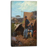 Designart – Toile imprimée, De retour à la maison, Winslow Homer, 3 panneaux (PT5022-16-32)-Impression