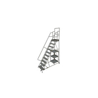 Tri-Arc – Échelle roulante pour la cueillette de marchandise, 24 x 100 po, 10 paliers, strié (KDSP110242)-Matériau du cadre : Acier