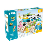 BRIO - Coffret Builder et Moteur-Notre philosophie: Les temps ont changé, mais la façon dont les enfants apprennent et se développent est restée la même. C'est la raison pour laquelle nos jouets ont un design simple et épuré qui stimule la créativité et l'imagination des enfants. Ils encouragent et soutiennent aussi chaque étape de leur développement
