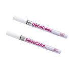 JAM Paper Marqueurs de Peinture Opaque à Traits Fins, Blanc, 2 / paquet (7665913a)-Couleur :  Blanc