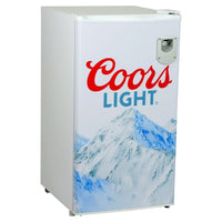 Coors Light - Réfrigérateur compact avec ouvre-bouteille - 3,2 pi3-Oeuvre d'art officielle accrocheuse de la marque Coors Light