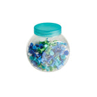 Staples - Punaises, couleurs variées, vert/bleu/sarcelle, 125/pqt-Pointes en acier pointues