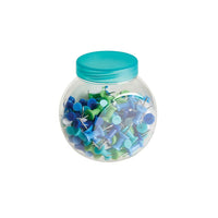 Staples - Punaises, couleurs variées, vert/bleu/sarcelle, 125/pqt-Pointes en acier pointues