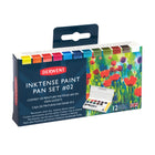 Ensemble de godets à peinture Inktense Derwent - Palette # 2 - paquet de 12-Inktense crée une couleur vibrante et intense semblable à une encre, qui reste fixe une fois séchée