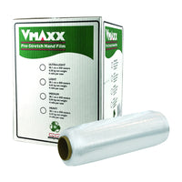 Malpack - Pellicule étirable manuel Vmaxx Prestretch - 18 po x 1476 pi - Standard - 65 jauge - paquet de 4-Pré-étirement silencieux