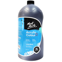 Mont Marte Peinture à l'acrylique Studio - 2L - Noir de Fumée-1