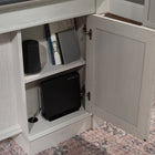 Sauder 65"W La Collection Palladia Bureau Ministre - Finition Glacier Oak-9