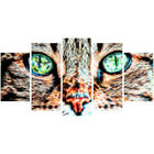 Designart – Art sur toile, les yeux du chat, le reflet de l’âme (PT2411-373)-Impression