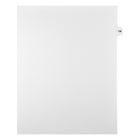 Markmaker - Intercalaires imprimes Legal, Blanc, 1/15th coupe, format lettre, sans trous, 25 tabs/PQT, 5 PQT/Boite, Numero 138-Intercalaires imprimes Legal