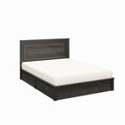 Ameriwood Home Beaumont - Tête de lit double - chêne noir-Grâce aux trous prépercés, il est très simple de fixer la tête de lit à la plupart des cadres de lit 2 places