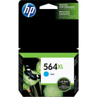 HP 564XL Cartouche d’encre cyan à rendement élevé d’origine (CB323WN)-Couleurs: Cyan
