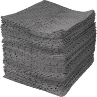 Zenith Safety –Tampons absorbants tissés, universel, lourd, 15 long x 17 larg. (po), 100/paquet-Fait à 100 % de fibre de polypropylène tissée