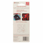 Attaches carrées Velcro Sticky Back, 7/8", blanc, paquet de 72-Adhère à presque toutes les surfaces lisses