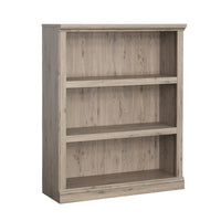 Sauder - La Collection Sauder Select Bibliothèque - Finition Laurel Oak-Deux étagères réglables offrent des possibilités polyvalentes de rangement et d'exposition.