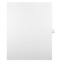 Mark Maker – Onglets séparateurs juridiques blancs, 1/25 onglets, format lettre, sans trous, numéro 113, 25/paquet-Onglets séparateurs blancs, 1/25 onglets