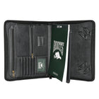 Roots – Porte-document à glissière tout autour, noir-10 x 2 x 12,75 (po)