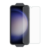 AXS - ARMORGlass Pro 2.5D Protecteur d'ecran avec plateau d'installation pour Samsung Galaxy S23-Durete 9H et resistant aux rayures