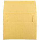 JAM Paper Enveloppe A2 Stardream, effet métallisé, doré, 50/paquet-Intérieur vierge où écrire un mot personnalisé