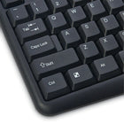 Clavier et souris USB Slimline avec fil de Verbatim, Noir-Pavé numérique et touches de fonction pleine grandeur