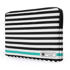 Poids Léger Svelte Housse pour ordinateur portable , 11 - 12 po, Bleu-Protégez et transportez votre appareil avec cet étui universel noir à rayures blanches conçu pour les tablettes, ordinateurs portables et ordinateurs portables de 11 à 12 pouces