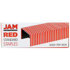 JAM PaperMD – Agrafes de taille standard, rouge, paquet de 5-Paquet de 5
