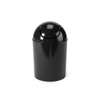 Umbra â€“ Poubelle Mini, noir, lustré, paq./6-Cette pratique poubelle à couvercle pivotant sâ€™intègre élégamment à toute pièce