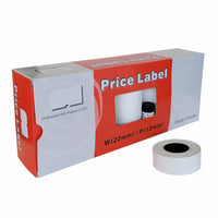 Eddie's - Motex Étiquettes MX5500 Plus - permanentes - 1 ligne de 8 caractères - blanches - Paquet de 25-Étiquettes permanentes MX 5500 Plus