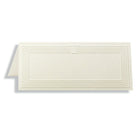 St. James™ – Marque-places gaufrés Overtures® Capital, ivoire, paq./1500-Les cartons de table sont un accueil élégant pour vos invités et une façon discrète d'organiser les places