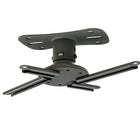 Kanto - Support de projecteur universel P101 pour plafonds plats et inclinés, noir-Accepte la plupart des projecteurs; capacité de 22 lb (10 kg)
