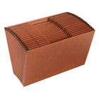Pendaflex − Classeur expansible, format légal A - Z, fibre rouge, ouvert-Ouverture sur le dessus pour un accès rapide