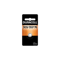 Pile en oxyde d’argent 1,5 V D357B de Duracell pour montres et calculatrices-De l’énergie pour une large gamme d’appareils : la pile bouton à l’oxyde d’argent Duracell 303/357/76 est conçue pour être utilisée dans une large gamme d’appareils compatibles tels que les montres, les appareils médicaux, les calculatrices et d’autres appareils électroniques