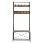 Vasagle - Porte-Manteau Vintage Avec Banc De Rangement-Design industriel