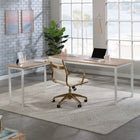 Sauder - 426289 La Collection Bergen Circle Retour de Bureau - Finition Kiln Acacia-Se fixe aux tables de bureau 426297, 426459, 426298, ou 426288.