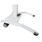 Luxor ? Lutrin pneumatique à hauteur réglable (LX-PNADJ-WH), blanc-Convient à divers usages; le levier vous permet de transformer la surface en plateforme inclinée et en surface plate de présentation