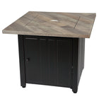 Endless Summer - Foyer Au Gaz Carré The Harper, 30 po-Manteau en faux bois imprimé aux UV