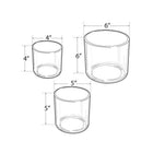 Azar Displays – Ensemble de présentoirs cylindriques de luxe pour comptoir, 4, 5, et 6 po (556333-SET)-Ensemble de présentoirs de 4, 5 et 6 po de diamètre