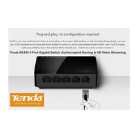 Tenda – Commutateur Gigabit 5 ports SG105 (NET-TD-SG105)-Commutateur de table, Gigabit