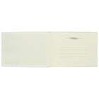 Winnable - Livre des visiteurs - 10 po x 7 po - 100 pages - blanc-Couverture rembourrée et cousue en similicuir blanc