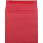 JAM Paper Enveloppes recyclées carrées, 6 1/2 x 6 1/2 (po), 25/paquet, rouge-Poids : 0,4 lb.