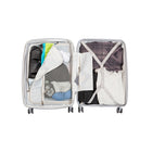 Air Canada - Valise de cabine rigide à roulettes pivotantes de 20 po Optimum  - Gris clair-Sangle de compression intérieure