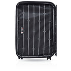 TUCCI Italy - PERCORSO Valise à roulettes 30 po - Bleu-Poignées en gelée souple