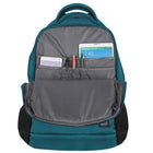 Vangoddy 15.6 " Sac À Dos Pour Ordinateur Portable-Teal-Poche de rangement zippée rembourrée à l'avant